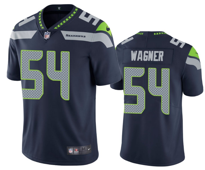 Men's Seattle Seahawks #54 Bobby Wagner Navy Vapor Untouchable Limited Stitched NFL Jersey